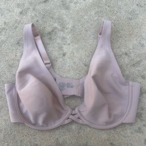 SOMA Essentials Unlined Plunge Bra Nude Women's Size 36DD